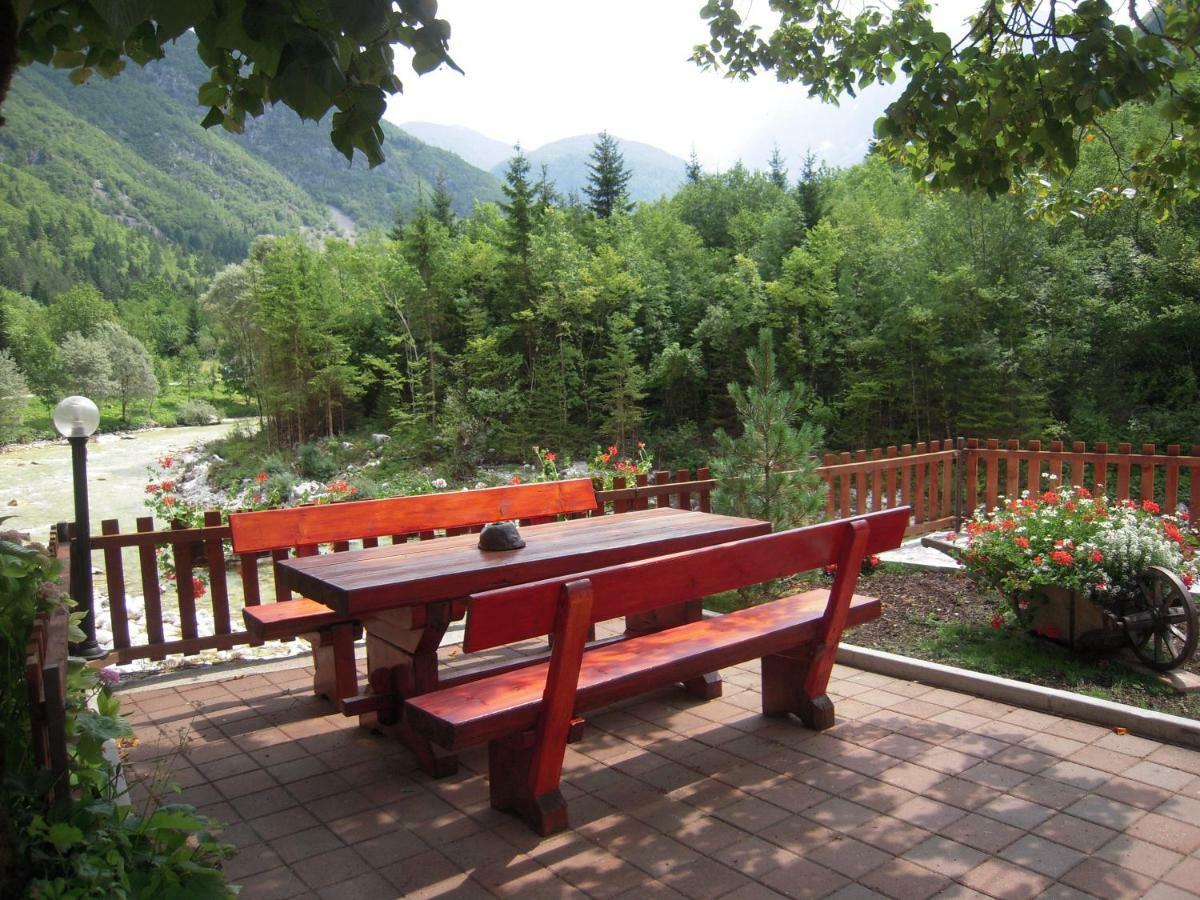 Apartmaji In Sobe Cuder Soča Exterior foto